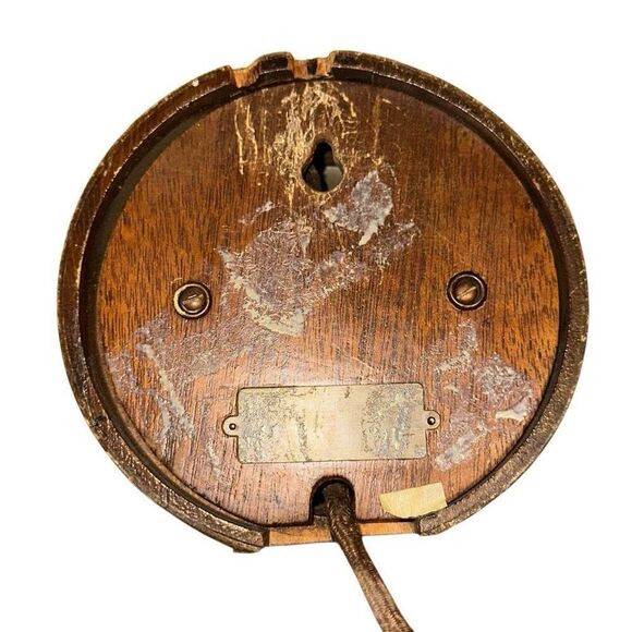 Vintage Warren Telechron Ashland Mass USA Electric Clock Banjo 1930'S - Picture 9 of 10